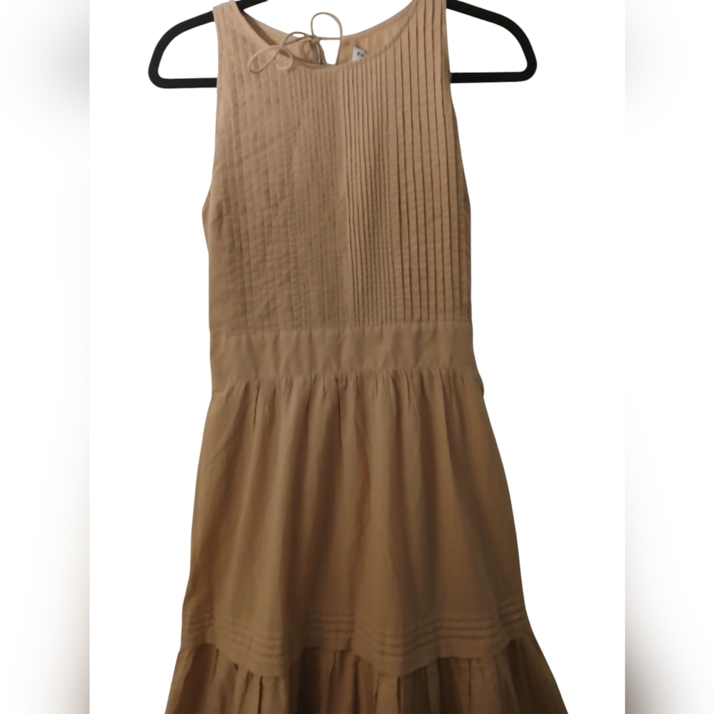 Pampelone NWT Pink Mauve BOHO Sleeveless Festival Spring Ruffle Maxi Dress-S - Picture 6 of 16